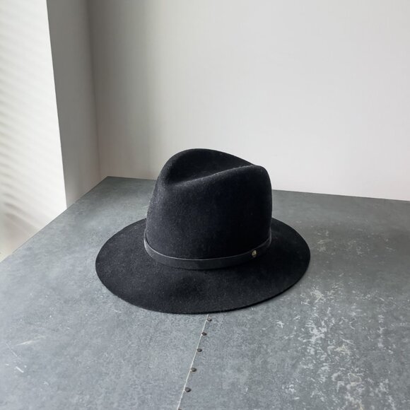 RAG & BONE Floppy Brim Wool Fedora, Size M, NWOT - Picture 1 of 4